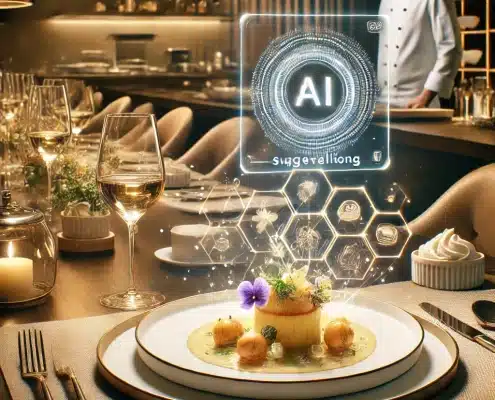 IA gastronomie luxe restaurant